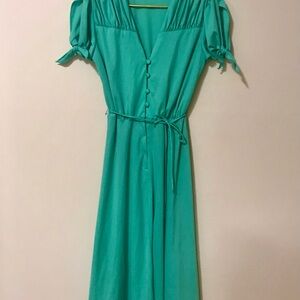 Vintage Teal Dress